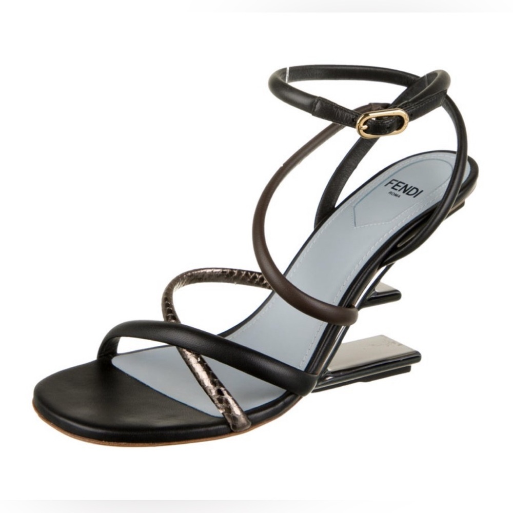 Fendi Leather Gladiator Sandals